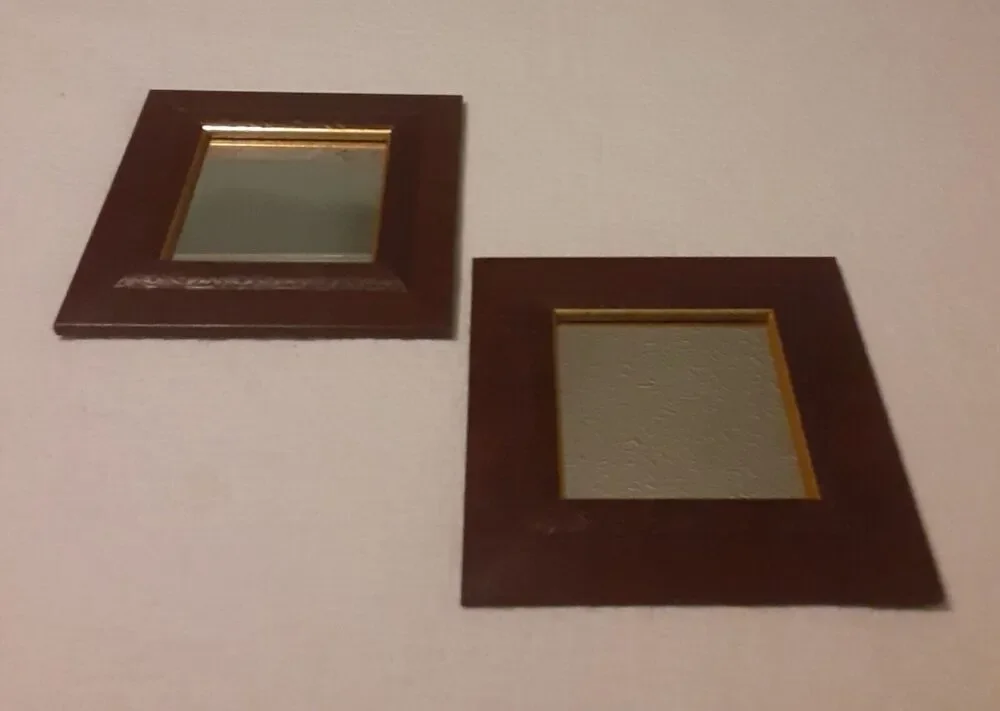 Vintage Home Interiors Wall Mirrors Framed X2
